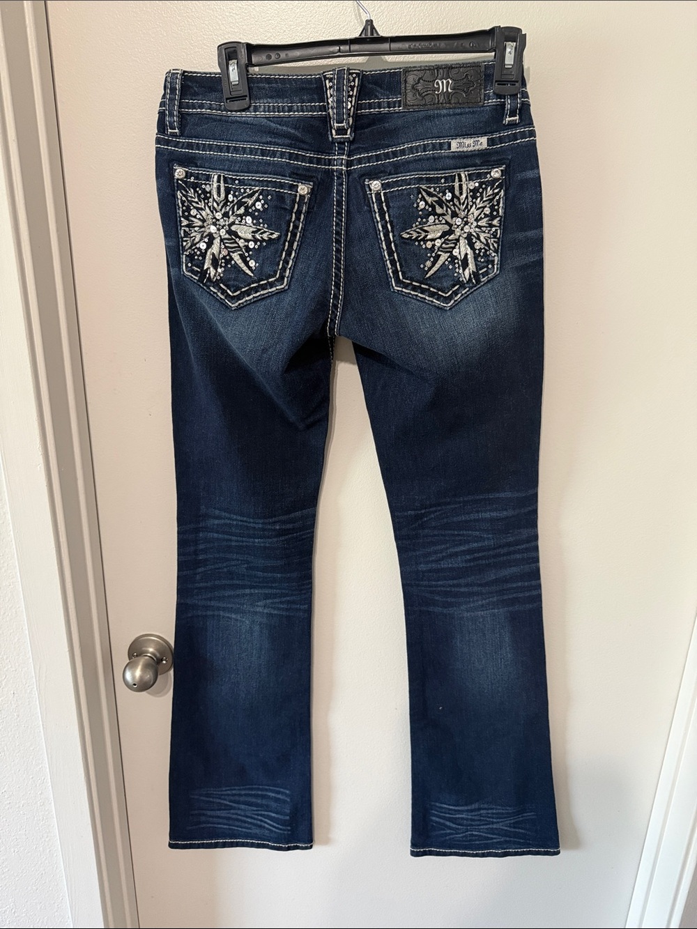 MISS ME Dark Denim Bootcut Jeans